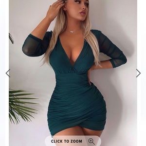 Fashion Nova sheer goes nothing mini dress